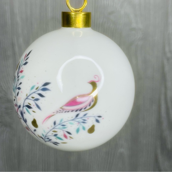 Sara Miller Portmeirion Partridge In A  Pear Tree bird Christmas tree Ornament - Picture 5 of 12